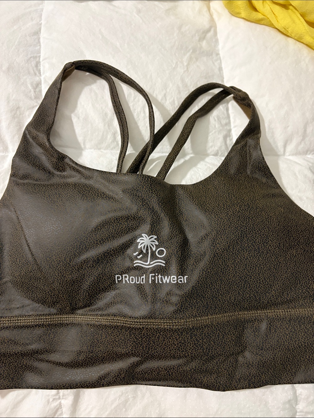 Sports Bra Swim snake skin